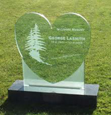 glass headstones